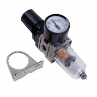 Pneumatic Regulator Filter (AW 2000-02) 1/4″ inch Single Bottle 